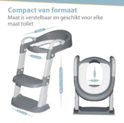 Merkloos Levlo Goods WC Verkleiner – WC Verkleiner Met Trapje – Toilettrainer – Verstelbaar – Incl. Handvaten - Grijs 6 Merkloos Levlo Goods WC Verkleiner – WC Verkleiner Met Trapje – Toilettrainer – Verstelbaar – Incl. Handvaten - Grijs -Babyproducten Promotie Winkel 1200x1186 1