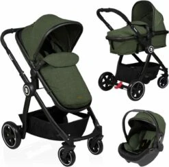 Baninni Kinderwagen Otto 3 In 1 Olive Green -Babyproducten Promotie Winkel 1200x1187 24
