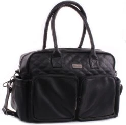 Kidzroom Vision Of Love Luiertas - Zwart - Verschoonmatje - Verstelbare Schouderband -Babyproducten Promotie Winkel 1200x1189 13