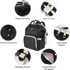 Premium Baby Luierrugzak - Baby Tas - Luiertas Met Grote Capaciteit - Multifunctionele Waterdichte Pamper Tas - Zwangerschap Tas - Kraamcadeau - Baby Shower -Babyproducten Promotie Winkel 1200x1192 10