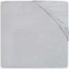 Jollein Baby Hoeslaken Ledikant Jersey 60x120cm - Soft Grey