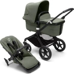 Bugaboo - 3-in-1 Kinderwagen Fox 3 - Black/Forest Green -Babyproducten Promotie Winkel 1200x1193 13