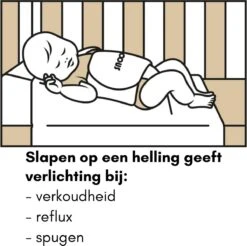 Snoozzz Reflux Kussen - Baby Hellend Kussen Voor Ledikant - Ventilerend - Met Wasbare Hoes - Wit -Babyproducten Promotie Winkel 1200x1193 3