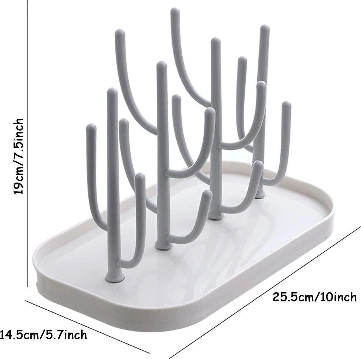 Ever Home Flessen Droogrek - Baby Flessenrek - Afdruiprek Baby - Droogrek - Drying Rack - Wit Ever Home Flessen Droogrek - Baby Flessenrek - Afdruiprek Baby - Droogrek - Drying Rack - Wit -Babyproducten Promotie Winkel 1200x1194 4