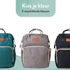 Luiertas Rugzak - Monx Luiertas Verzorgingstas Met Uitklapbaar Babybedje - Overzichtelijke Luierrugzak Extra Buggy En Kinderwagen Haken Inclusief Geïsoleerde Flessenhouder - Grijs -Babyproducten Promotie Winkel 1200x1194 8