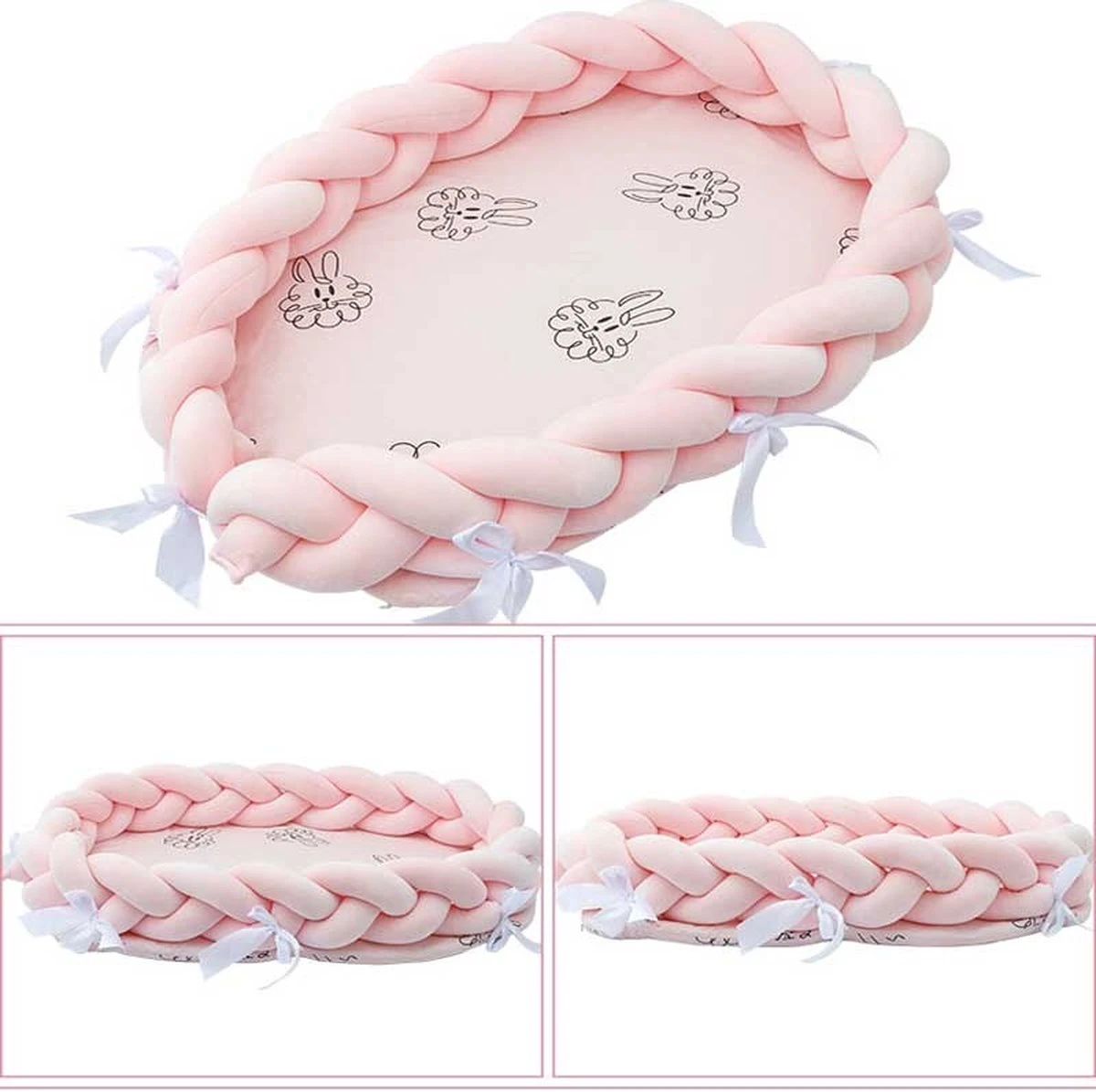 Buxibo - Draagbare Babynest - Co- Sleeper - Bed Bumper - Baby Bed Accessoires - Met Strikjes - Inclusief Bumper Rand - Verschoonmat - Veilig slapen - Roze Buxibo - Draagbare Babynest - Co- Sleeper - Bed Bumper - Baby Bed Accessoires - Met Strikjes - Inclusief Bumper Rand - Verschoonmat - Veilig Slapen - Roze -Babyproducten Promotie Winkel 1200x1195 12