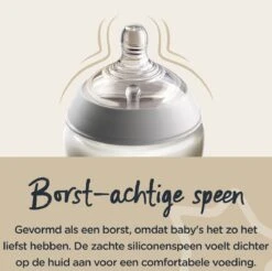 Tommee Tippee Closer To Nature - Baby Zuigflessen - Doorzichtig - 340ml - Pak Van 2 -Babyproducten Promotie Winkel 1200x1195 15