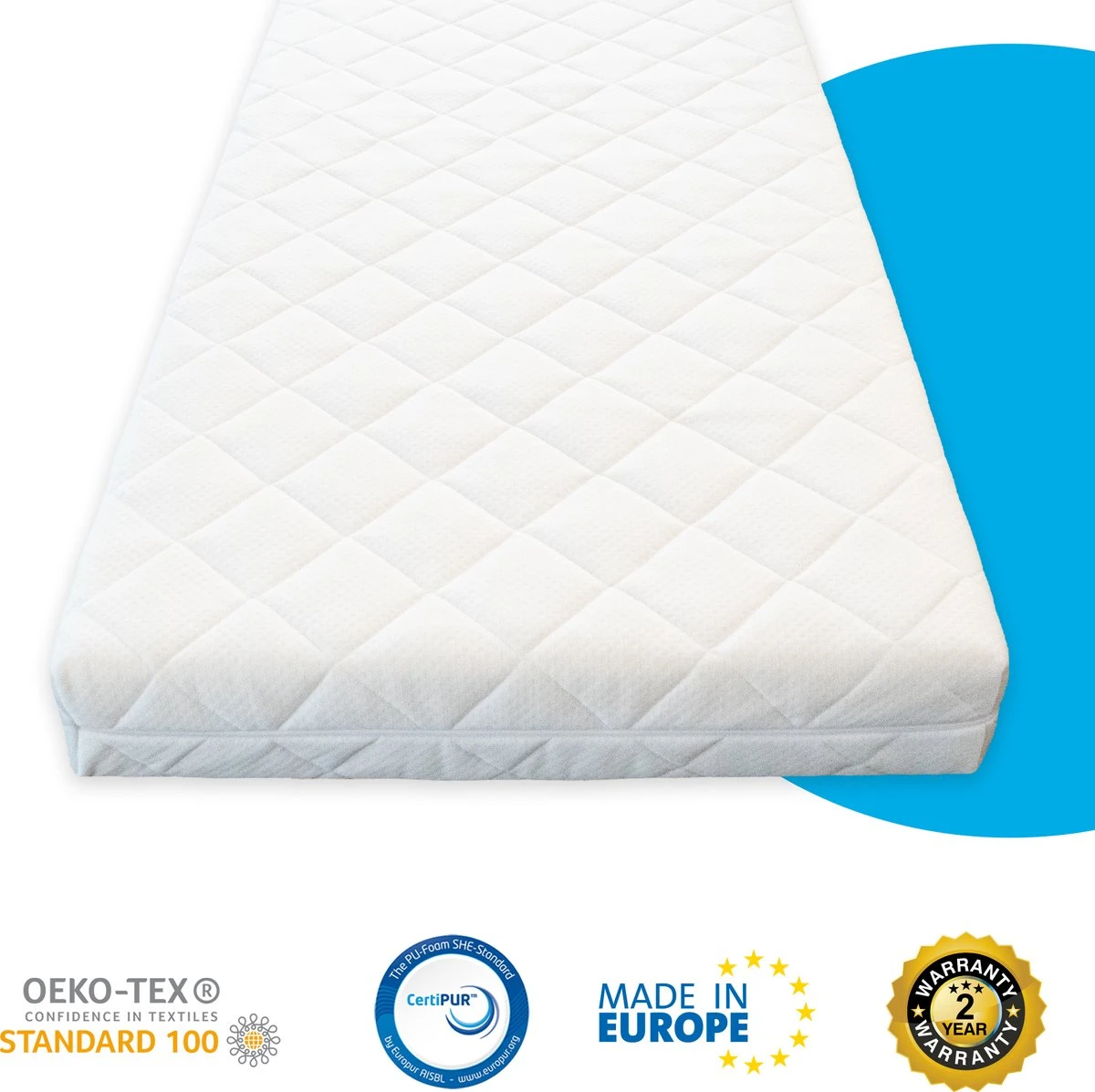 Babymatras 50x80 wiegmatras koudschuim HR40 dubbeldoek | afritsbaar | wasbaar | ademend Babymatras 50x80 Wiegmatras Koudschuim HR40 Dubbeldoek | Afritsbaar | Wasbaar | Ademend -Babyproducten Promotie Winkel 1200x1197 10