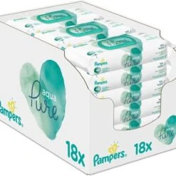 Pampers® Pampers Aqua Pure Billendoekjes - 864 Doekjes -Babyproducten Promotie Winkel 1200x1198 3