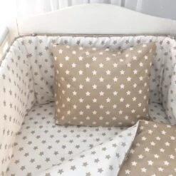 Bedomrander Hollywood Beige - Bedbumper -Babyproducten Promotie Winkel 1200x1200 1004