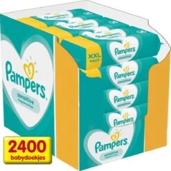 Pampers® Pampers - Sensitive - Billendoekjes - 2400 Doekjes - 30 X 80 10 Pampers® Pampers - Sensitive - Billendoekjes - 2400 Doekjes - 30 X 80 -Babyproducten Promotie Winkel 1200x1200 105