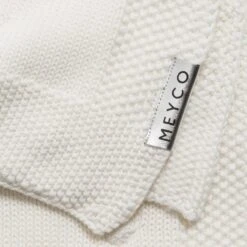 Meyco Knots Wiegdeken - 75x100 Cm - Offwhite -Babyproducten Promotie Winkel 1200x1200 1110