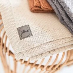 Jollein Baby Deken Wieg 75x100cm Teddy Bliss Knit - Nougat -Babyproducten Promotie Winkel 1200x1200 1136