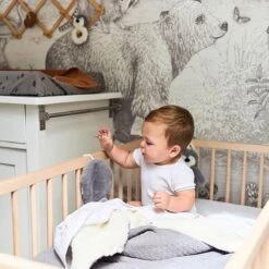 Jollein Baby Deken Ledikant 100x150cm Teddy Bliss Knit - Storm Grey -Babyproducten Promotie Winkel 1200x1200 1143