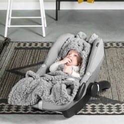 Jollein Wikkeldeken Bunny 100x105cm - Storm Grey -Babyproducten Promotie Winkel 1200x1200 1196