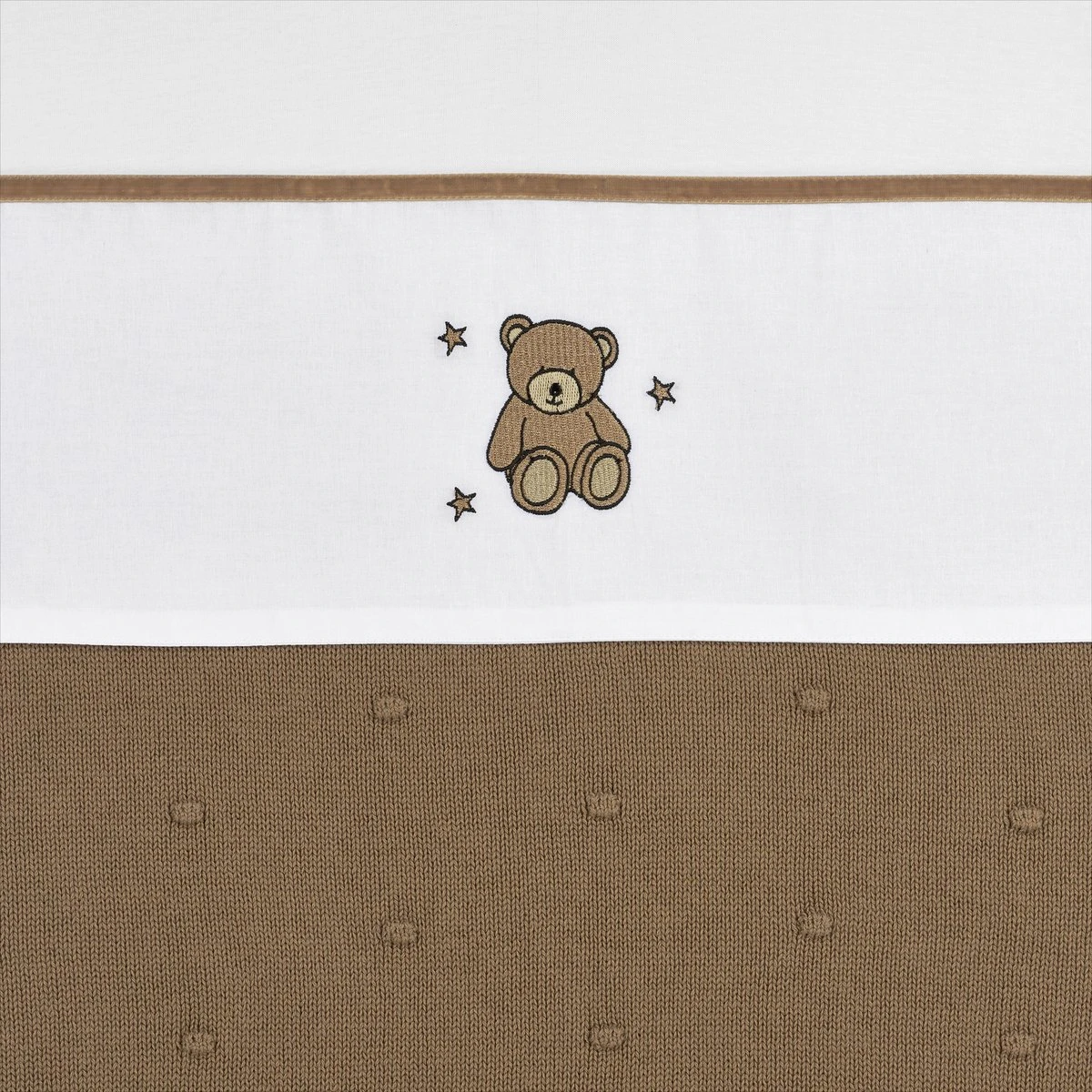 Meyco Teddy Bear ledikant laken - toffee - 100x150cm Meyco Teddy Bear Ledikant Laken - Toffee - 100x150cm -Babyproducten Promotie Winkel 1200x1200 1221
