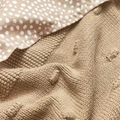 Meyco Cheetah/Uni Wieglaken - 2-pack - Taupe - 75x100cm -Babyproducten Promotie Winkel 1200x1200 1229