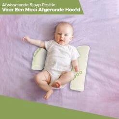 Novalits - Orthopedisch Baby Zijslaapkussen Met Traagschuim En Anti-Allergene Bamboe Microvezel Stof Om Een Plat Hoofd Tegen Te Gaan - Zijligkussen Voor Peuter - Babykussen Zijligging - Rolkussen - Steunkussen - Slaapondersteuning -Babyproducten Promotie Winkel 1200x1200 1288