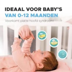 Baby Kussen Plat Hoofd - Slaapondersteuning Hoofdkussen - 0-12 Maanden - Orthopedisch - Inclusief E-book & Bestekset - Kraampakket - Kraamcadeau - Blauw -Babyproducten Promotie Winkel 1200x1200 1299