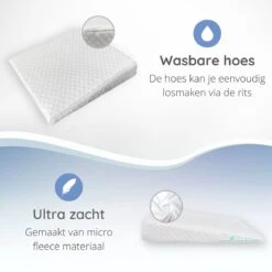 Reflux Kussen RECHT – Hellend Kussen – Matrasverhoger – Wigkussen – Zwangerschapskussen – Zijslaapkussen – Slaapkussen Baby – Voedingskussen – Hoofdkussen Baby – Anti Reflux – Verhogend Kussen Baby – Kraamcadeau – Cadeautip -Babyproducten Promotie Winkel 1200x1200 1306