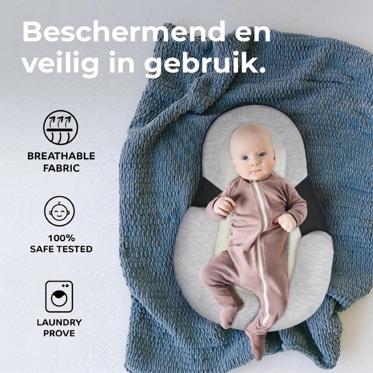Draagbaar Babynest - Babybed - Anti rollover kussen - Matras - Slaaptrainer - Baby Nestje - Baby Nest - Kraamcadeau - Babyshower Draagbaar Babynest - Babybed - Anti Rollover Kussen - Matras - Slaaptrainer - Baby Nestje - Baby Nest - Kraamcadeau - Babyshower -Babyproducten Promotie Winkel 1200x1200 1350