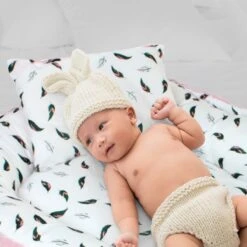 Hibaby Babynest - 90x57cm - Roze Met Printje - Inclusief Kussen 4 Hibaby Babynest - 90x57cm - Roze Met Printje - Inclusief Kussen -Babyproducten Promotie Winkel 1200x1200 1352