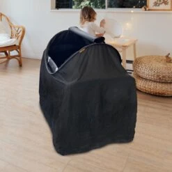 Deryan Luxe Campingbed Klamboe - Ledikant Klamboe - Pop Up Night Cover - Donkere Slaapstimulans -Babyproducten Promotie Winkel 1200x1200 1380