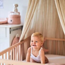Jollein Baby Klamboe Vintage 245cm - Nougat 8 Jollein Baby Klamboe Vintage 245cm - Nougat -Babyproducten Promotie Winkel 1200x1200 1400