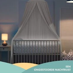 Deryan Baby Klamboe Vintage 245cm - Kinderklamboe - Hemeltje- Nougat -Babyproducten Promotie Winkel 1200x1200 1403