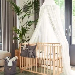 Jollein Baby Klamboe Vintage Ruffle 245cm - Ivory -Babyproducten Promotie Winkel 1200x1200 1430