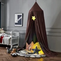 Deryan Baby Klamboe Vintage 245cm - Kinderklamboe - Hemeltje - Chestnut -Babyproducten Promotie Winkel 1200x1200 1432