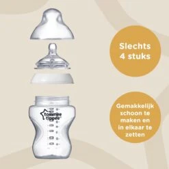 Tommee Tippee Closer To Nature - Zuigflessen - Langzame Uitstroomsnelheid - Anti-colic Ventiel - 260 Ml - Verpakking Van 2 Stuks - Doorzichtig 2 Tommee Tippee Closer To Nature - Zuigflessen - Langzame Uitstroomsnelheid - Anti-colic Ventiel - 260 Ml - Verpakking Van 2 Stuks - Doorzichtig -Babyproducten Promotie Winkel 1200x1200 1456