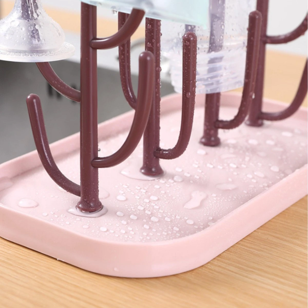 Baby flessen droogrek - Afdruiprek met lekbak - Afwasrek - Baby Flesjes Droogrek - Flessenrek - Kraamcadeau - Baby cadeau - Roze Merkloos Baby Flessen Droogrek - Afdruiprek Met Lekbak - Afwasrek - Baby Flesjes Droogrek - Flessenrek - Kraamcadeau - Baby Cadeau - Roze -Babyproducten Promotie Winkel 1200x1200 1529