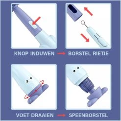 Baby Flessenborstel - Flessenreiniger - Flessenborstel Siliconen - Flesvoedingsaccessoires - BPA Vrij - Groen - 3 In 1 4 Baby Flessenborstel - Flessenreiniger - Flessenborstel Siliconen - Flesvoedingsaccessoires - BPA Vrij - Groen - 3 In 1 -Babyproducten Promotie Winkel 1200x1200 1543