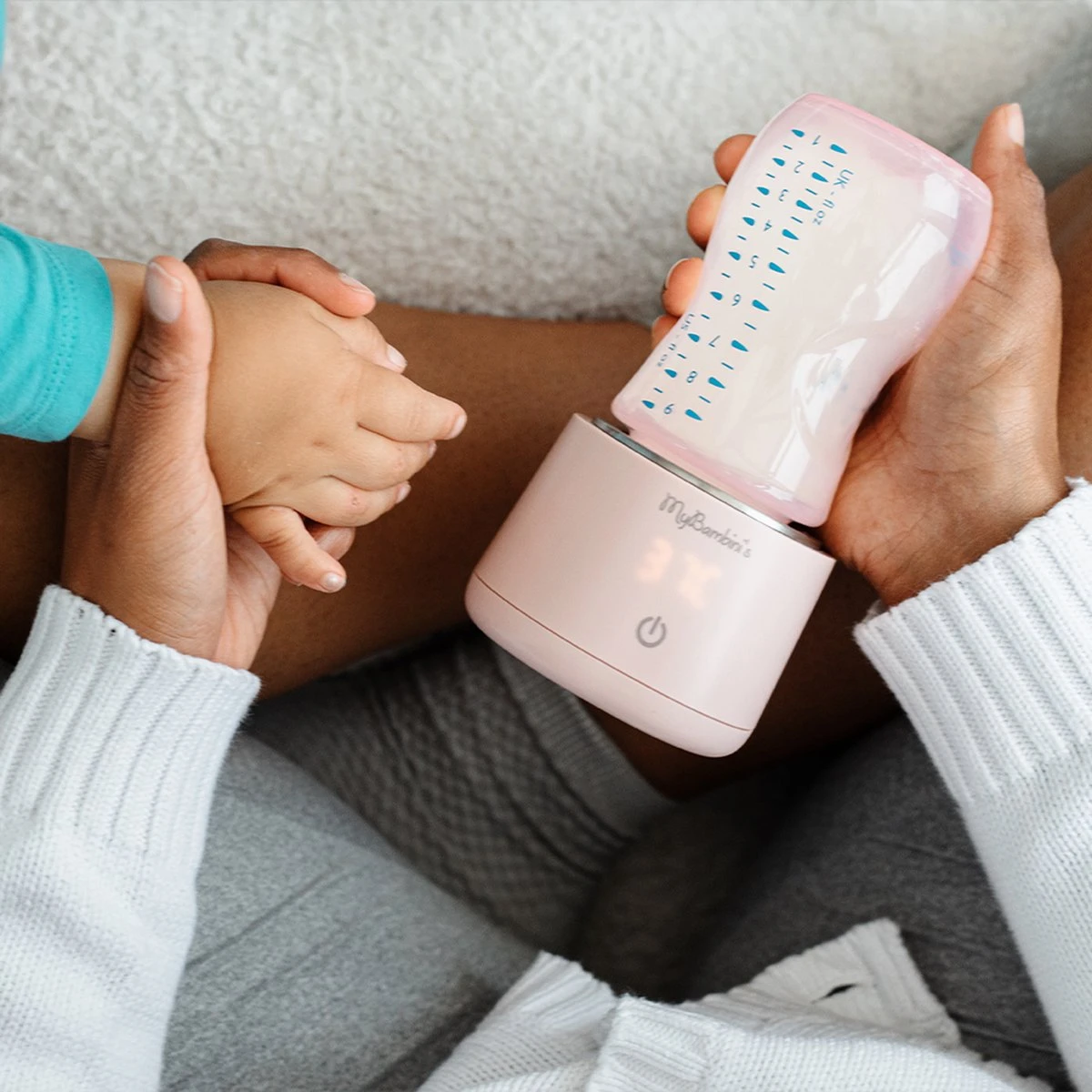 MyBambini's Bottle Warmer Pro™ - Draagbare Baby Flessenwarmer voor Onderweg - Wit - Geschikt voor MAM, Lansinoh, NIP & Nanobebe (brede hals) MyBambini's Bottle Warmer Pro™ - Draagbare Baby Flessenwarmer Voor Onderweg - Wit - Geschikt Voor MAM, Lansinoh, NIP & Nanobebe (brede Hals) -Babyproducten Promotie Winkel 1200x1200 1599