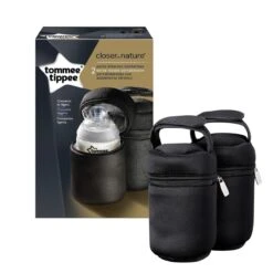 Tommee Tippee Closer To Nature - Geïsoleerde Tas Voor Zuigflessen - Set Van 2 - Zwart -Babyproducten Promotie Winkel 1200x1200 1621