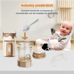 Twinky® Bottlewarmer GO – Draagbare Baby Flessenwarmer Voor Onderweg En Thuis – Incl. PPSU-Kwaliteit Babyflesje + Poederdoosje – USB-C Oplaadbaar 6 Twinky® Bottlewarmer GO – Draagbare Baby Flessenwarmer Voor Onderweg En Thuis – Incl. PPSU-Kwaliteit Babyflesje + Poederdoosje – USB-C Oplaadbaar -Babyproducten Promotie Winkel 1200x1200 1638