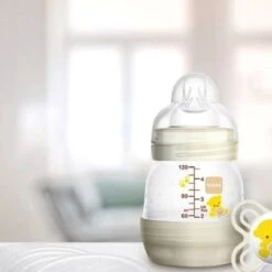 Mam Easy Anti Colic Zuigfles 130ml | Wit Met Fopspeen | Vanaf 0 Maanden | Ideale Drinkfles In Combinatie Met Borstvoeding -Babyproducten Promotie Winkel 1200x1200 1701
