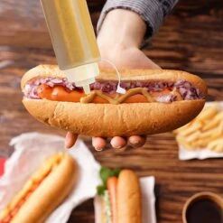 8 Stuks Knijpflessen Met Doppen (680ml) - Extra Grote Sausdispenser/Spuitflessen Voor Ketchup, Olie, Mayonaise, Dressings -Babyproducten Promotie Winkel 1200x1200 1706