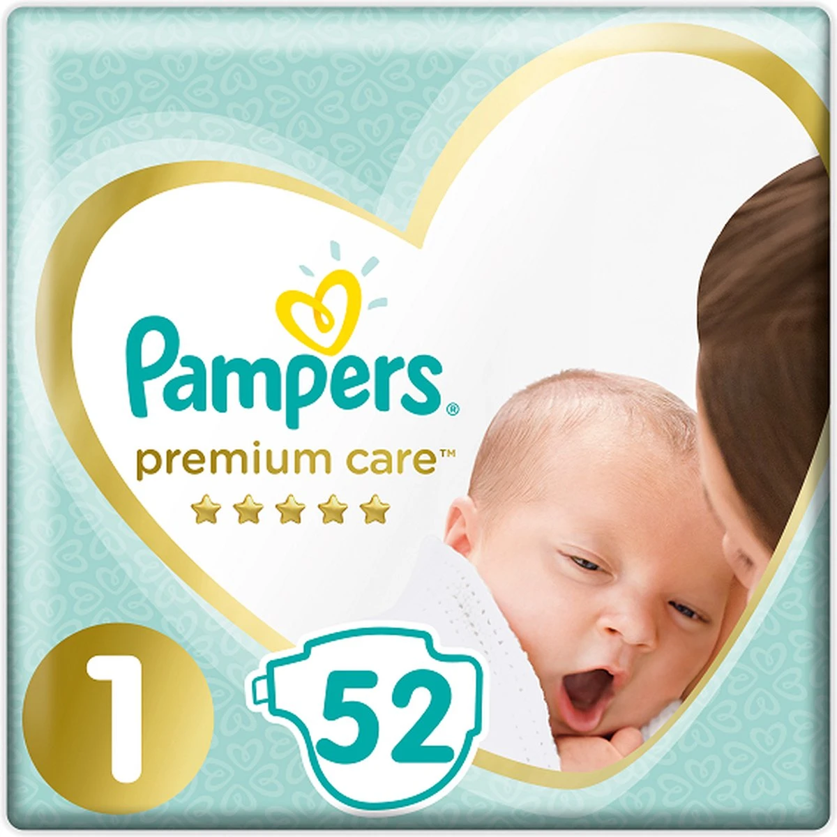 Pampers Premium Care Luiers Maat 1 - 52 Luiers Pampers® Pampers Premium Care Luiers Maat 1 - 52 Luiers -Babyproducten Promotie Winkel 1200x1200 184