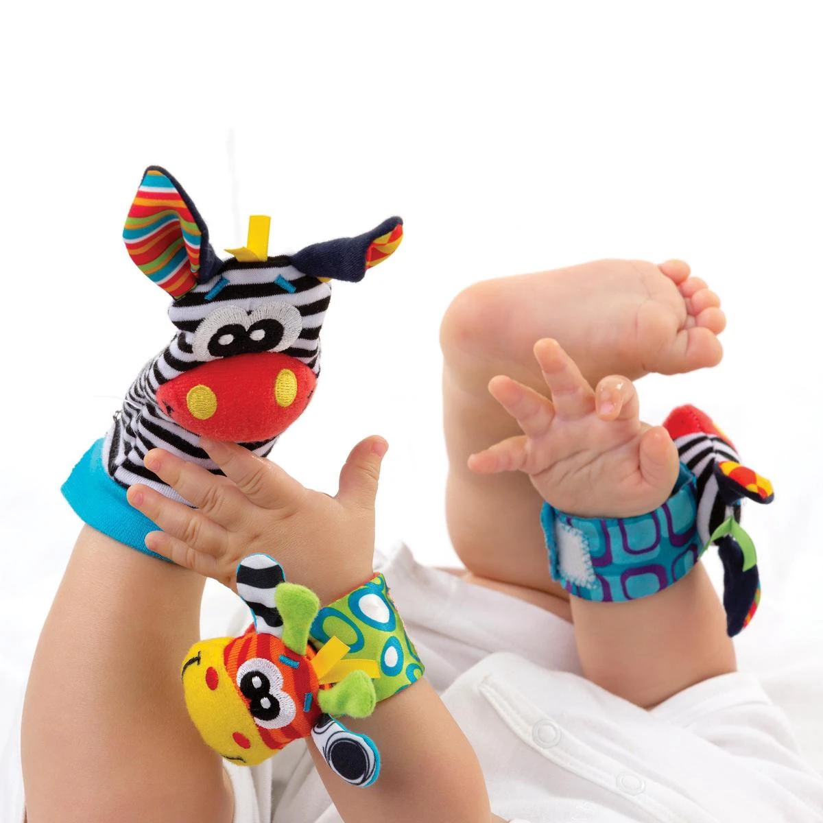 Playgro Pols- en Voetrammelaarset Zebra & Giraf - Set van 4 stuks, 2 polsbandjes en 2 rammelsokjes Playgro Pols- En Voetrammelaarset Zebra & Giraf - Set Van 4 Stuks, 2 Polsbandjes En 2 Rammelsokjes -Babyproducten Promotie Winkel 1200x1200 1874