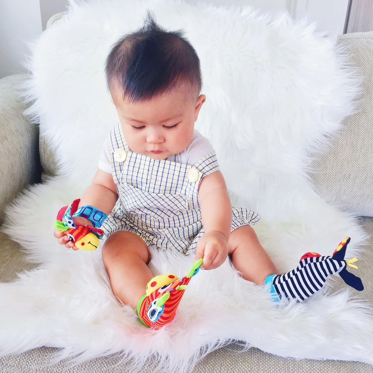 Playgro Pols- en Voetrammelaarset Zebra & Giraf - Set van 4 stuks, 2 polsbandjes en 2 rammelsokjes Playgro Pols- En Voetrammelaarset Zebra & Giraf - Set Van 4 Stuks, 2 Polsbandjes En 2 Rammelsokjes -Babyproducten Promotie Winkel 1200x1200 1876