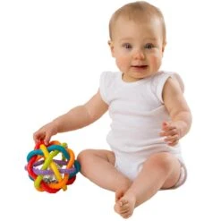 Playgro Buigbare Bendy Ball - Grijp- En Bijtspeelgoed - Incl Rammelaar - Activiteitenbal -Babyproducten Promotie Winkel 1200x1200 1974