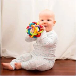 Playgro Buigbare Bendy Ball - Grijp- En Bijtspeelgoed - Incl Rammelaar - Activiteitenbal -Babyproducten Promotie Winkel 1200x1200 1976
