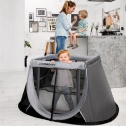 AeroMoov Instant Travel Cot Reisbed - Grey Rock -Babyproducten Promotie Winkel 1200x1200 2020