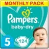 Pampers® Pampers Baby Dry Maat 5 - 124 Luiers Maandbox