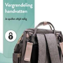 Luiertas Rugzak - Monx Luiertas Verzorgingstas Met Uitklapbaar Babybedje - Overzichtelijke Luierrugzak Extra Buggy En Kinderwagen Haken Inclusief Geïsoleerde Flessenhouder - Grijs -Babyproducten Promotie Winkel 1200x1200 2136