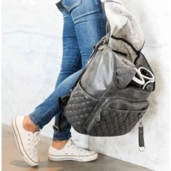 Little Company Lisbon Quilted Luiertas - Zwart -Babyproducten Promotie Winkel 1200x1200 2174