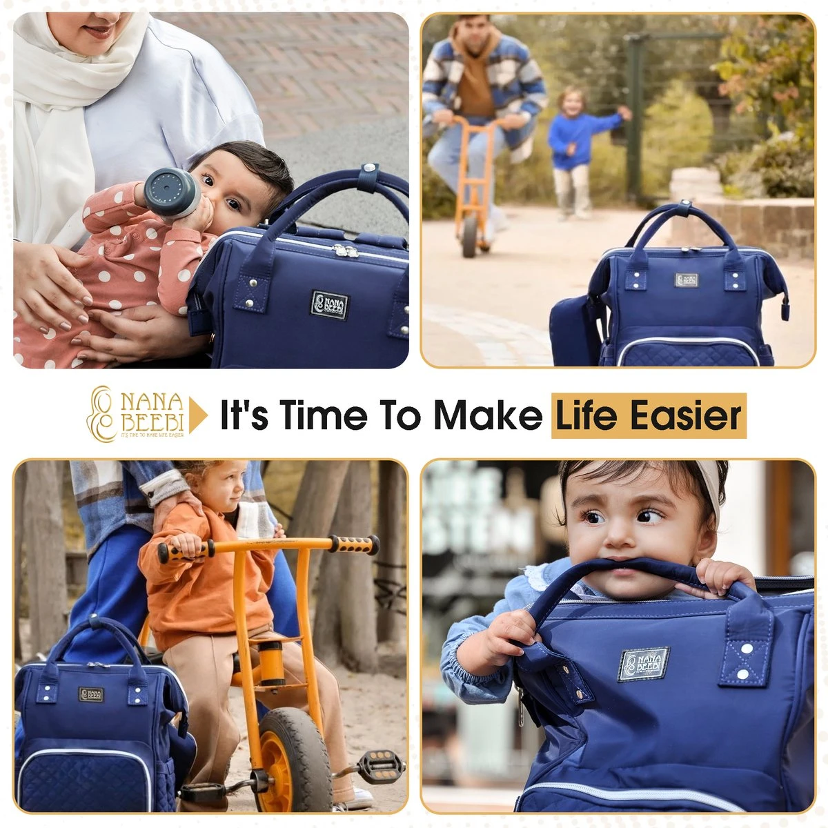 NanaBeebi Luiertas Rugzak met Verschoonmatje - Blauw - Inclusief flessenwarmhouder - kinderwagenhaken en isoleervak NanaBeebi Luiertas Rugzak Met Verschoonmatje - Blauw - Inclusief Flessenwarmhouder - Kinderwagenhaken En Isoleervak -Babyproducten Promotie Winkel 1200x1200 2178