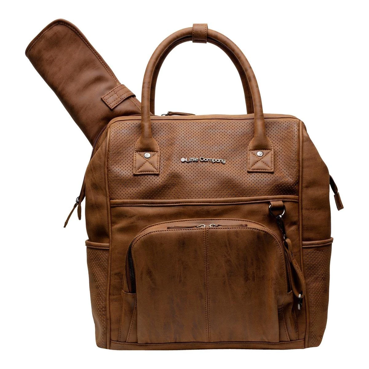 Little Company Riga perfo Luiertas - cognac Little Company Riga Perfo Luiertas - Cognac -Babyproducten Promotie Winkel 1200x1200 2190